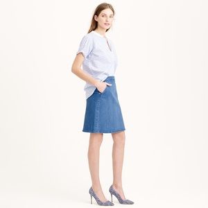 J. Crew Stripe Popover Blouse Size XXS